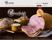 Tablet Screenshot of bearfields.com